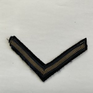 ORIGINAL WW2 ROYAL AIR FORCE LANCE CORPORAL side stripes/insignia chevrons