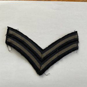 ORIGINAL WW2 ROYAL AIR FORCE  CORPORAL side stripes /insignia chevrons