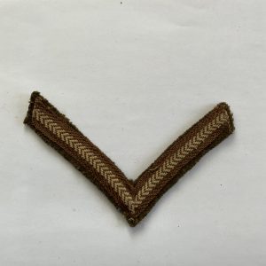 ORIGINAL WW1/WW2 BRITISH ARMY LANCE CORPORAL side stripes/insignia chevrons
