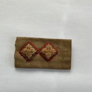 ORIGINAL WW2 BRITISH ARMY SLIP-ON EPAULETTE INSIGNIA PIPS OF THE INFANTRY 1ST LIEUTENANT RANK